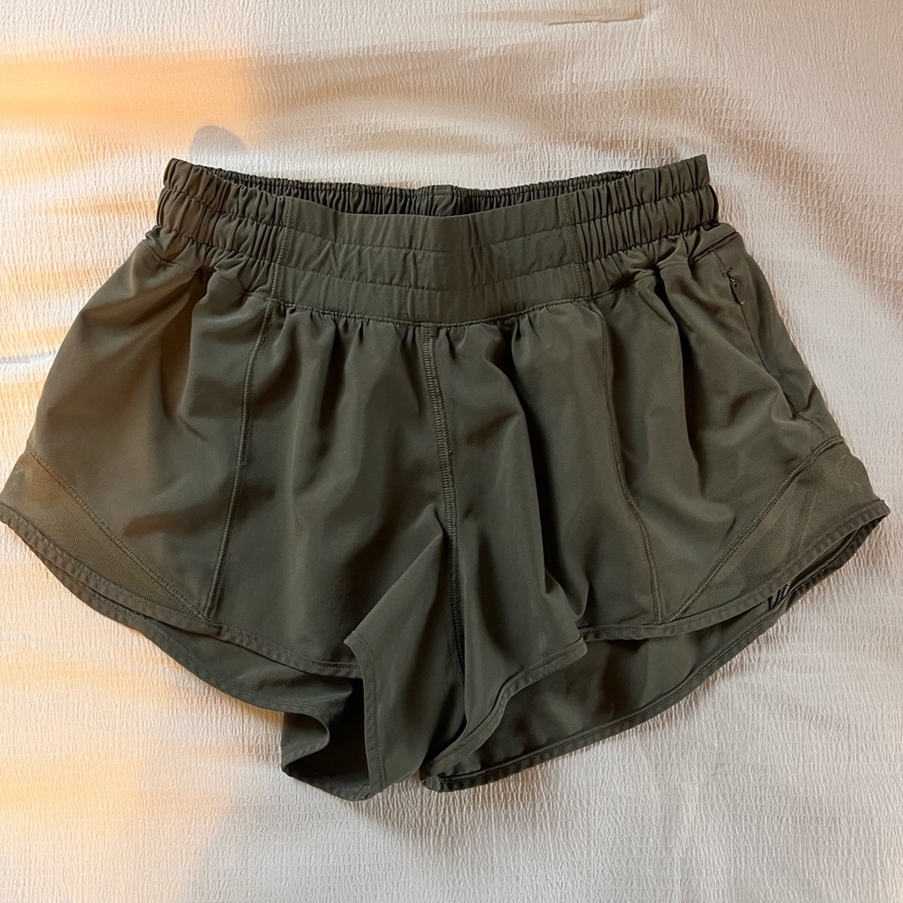 Green Lululemon Shorts